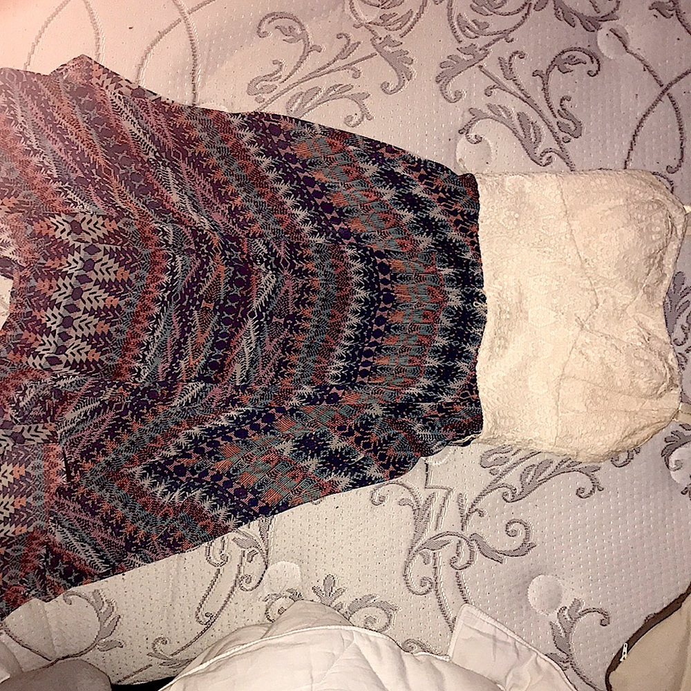 Bohemian Vibe Skirt / Patterned Dress